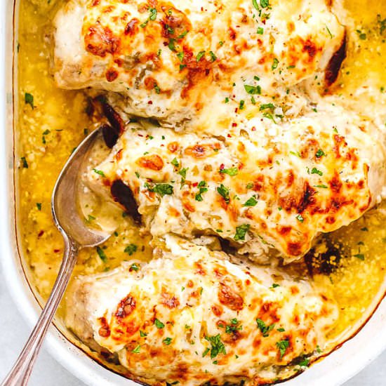 Salsa Verde Chicken Casserole