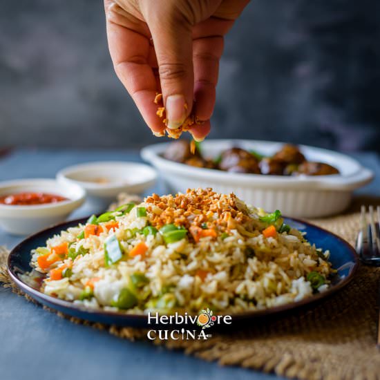 Burnt Garlic Fried Rice