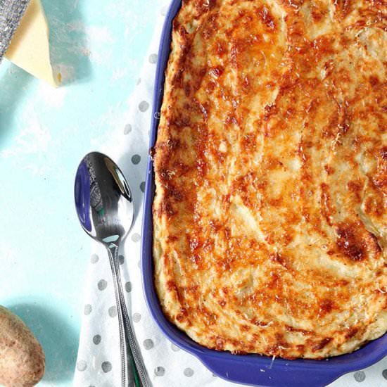 Garlic Parmesan Mashed Potatoes