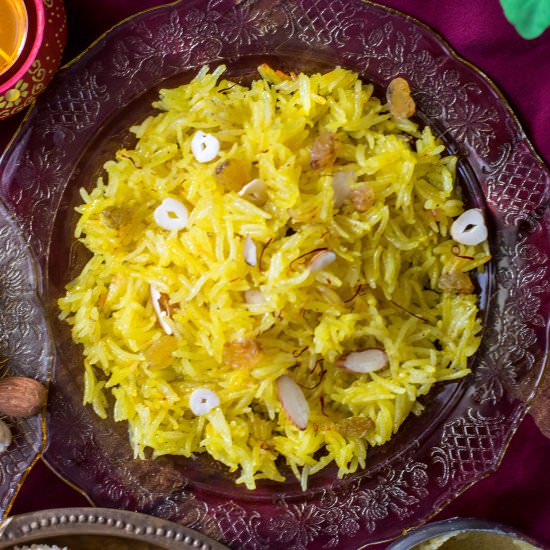 Zafrani Pulav