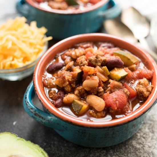 The Best Turkey Chili