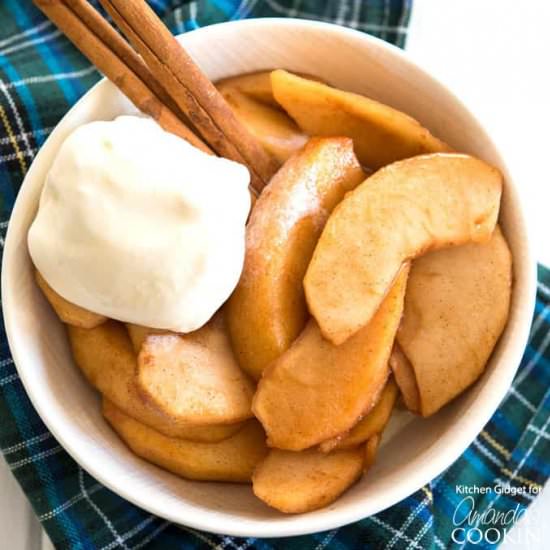 Crockpot Cinnamon Apples