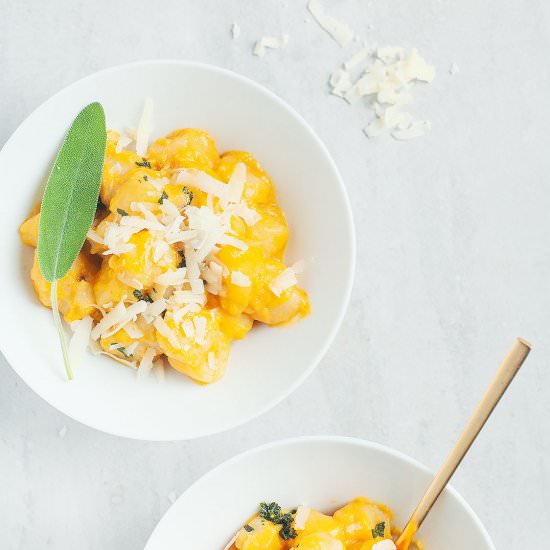 Cauliflower Gnocchi with Butternut