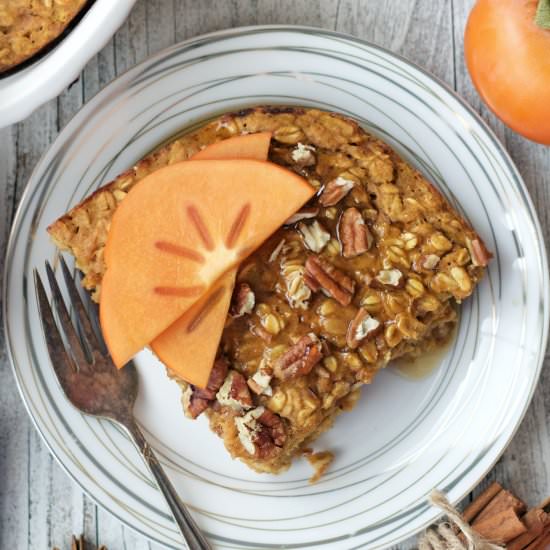 Pumpkin Oatmeal Bake