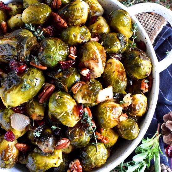 Whole Roasted Brussels Sprouts