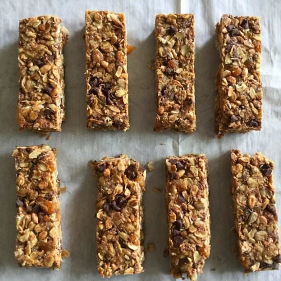 Sunflower Butter Granola Bars