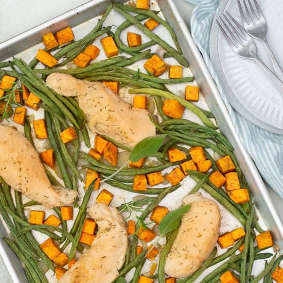 Sheet Pan Turkey Dinner