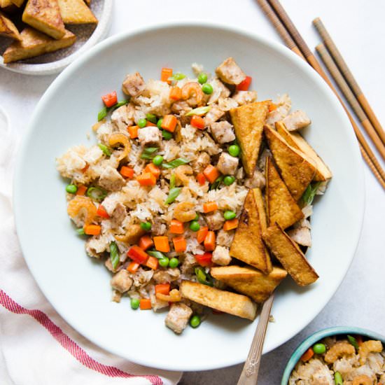 Chinese Sticky Rice with Taro