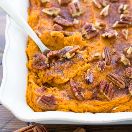 Healthy Sweet Potato Casserole