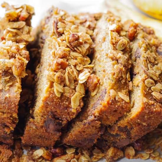 Moist Chocolate Chip Banana Bread