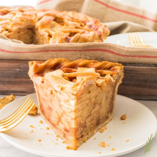 Apple-Cinnamon Pie w/Lattice Crust