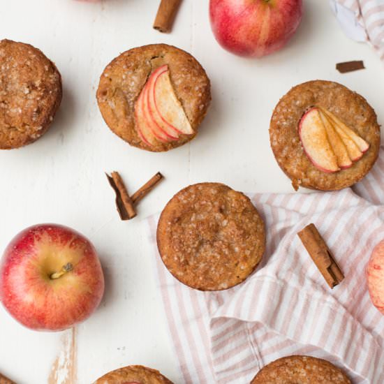 Triple Apple Cider Spiced Muffins