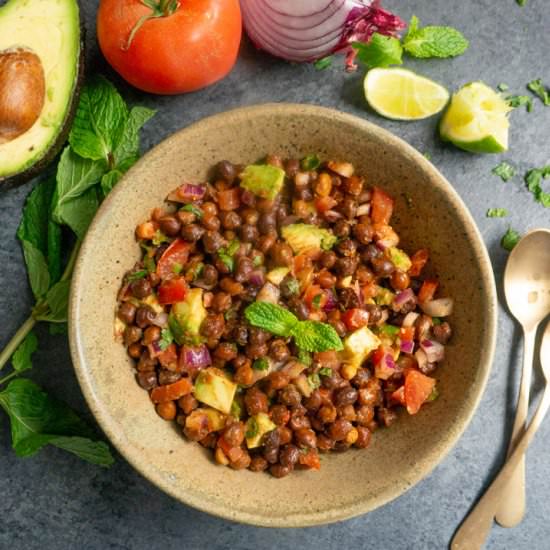 Black Chickpea Salad