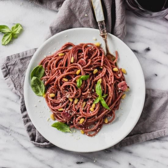 Creamy Red Wine Pasta