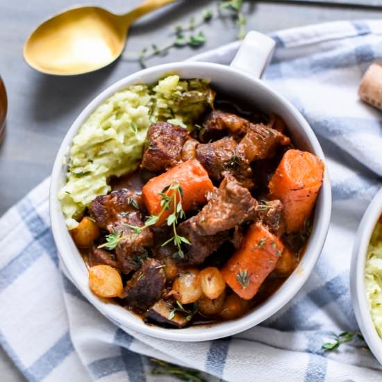 Instant Pot Beef Bourguignon