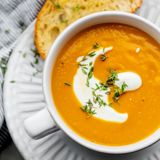 Roasted Butternut Squash Soup