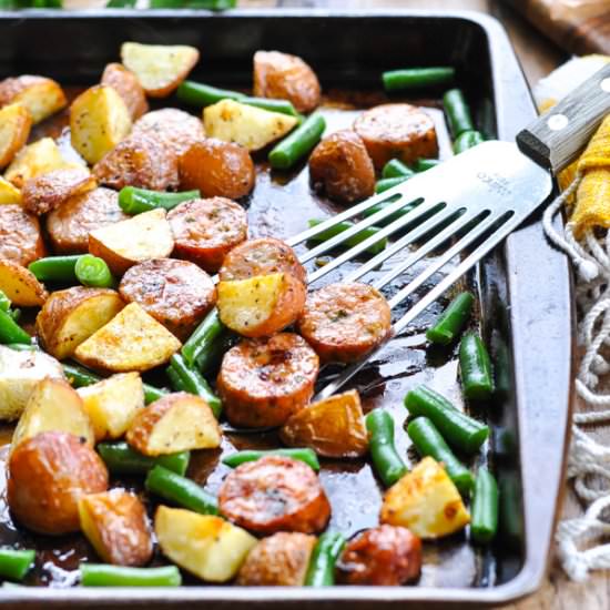 Sheet Pan Italian Sausage