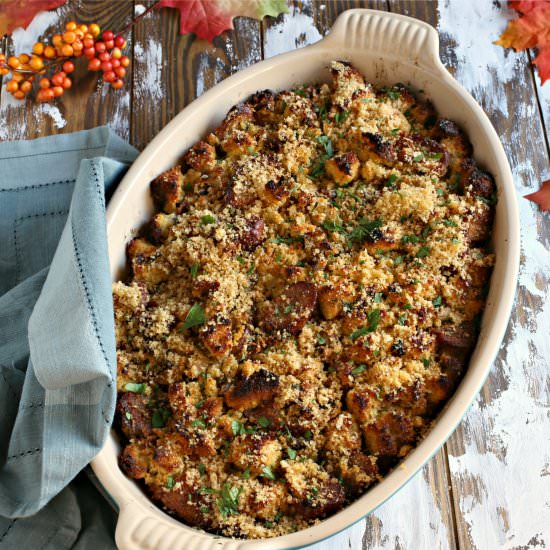 Bacon Cornbread & Sausage Stuffing