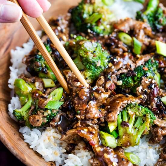 Takeout Style Beef and Broccoli