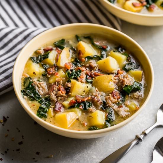 Healthy Instant Pot Zuppa Toscana