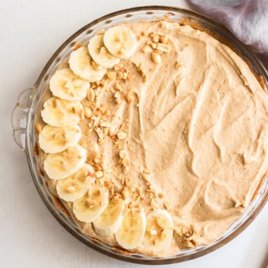 Vegan Chocolate Peanut Butter Pie