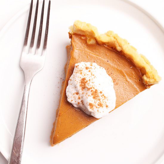 Classic Vegan Pumpkin Pie