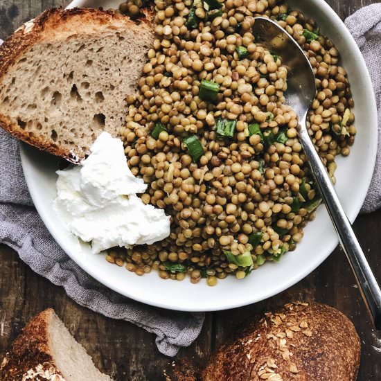 Lemon Lentils