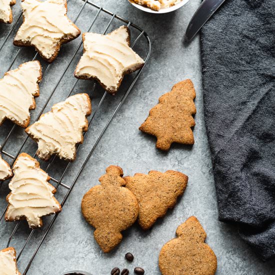Paleo Coffee Sugar Cookies