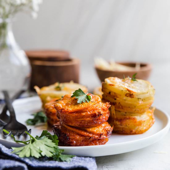 Potato Stacks Two Ways