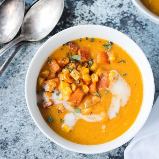 Butternut Squash Corn Soup
