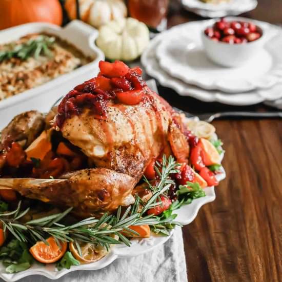 Citrus Tea-Glazed Roasted Turkey