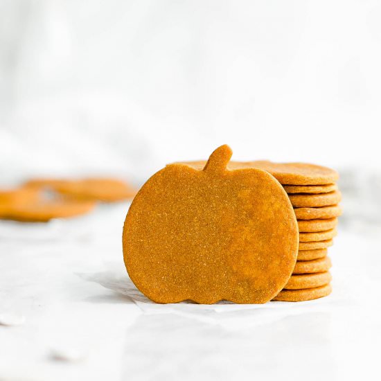 Healthy Pumpkin Sugar Cookies
