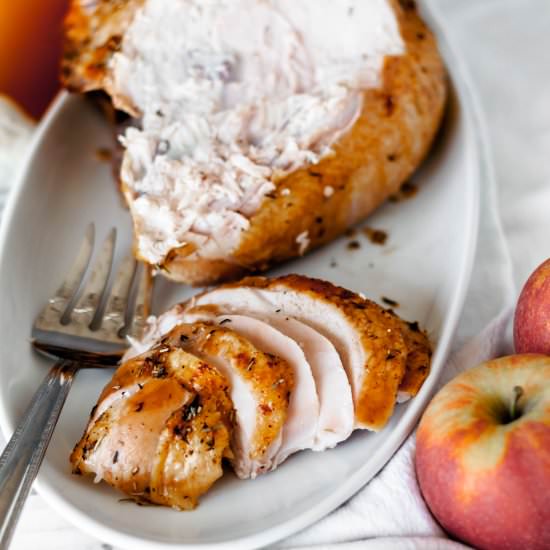 Apple Cider Glazed Turkey Breast