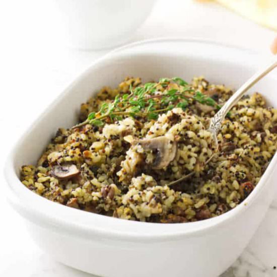 rice and quinoa stuffing