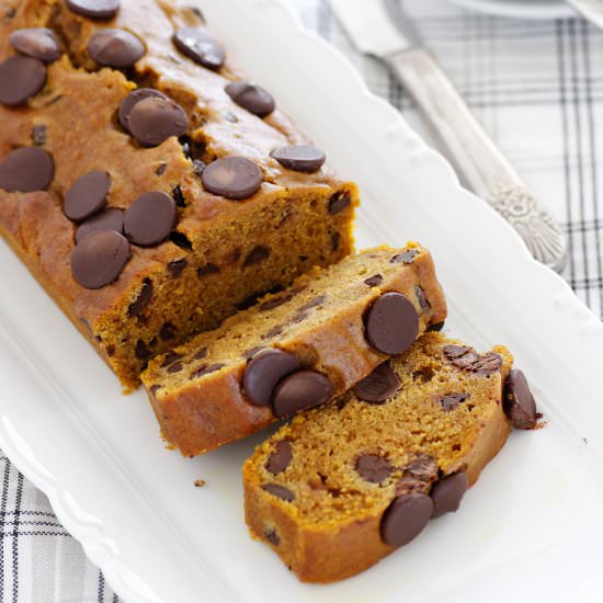 Chocolate Chip Pumpkin Bread