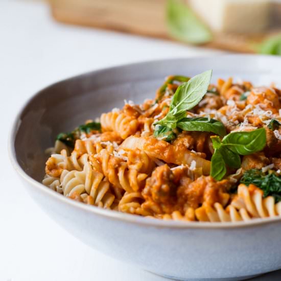 Parmesan Pumpkin Pasta