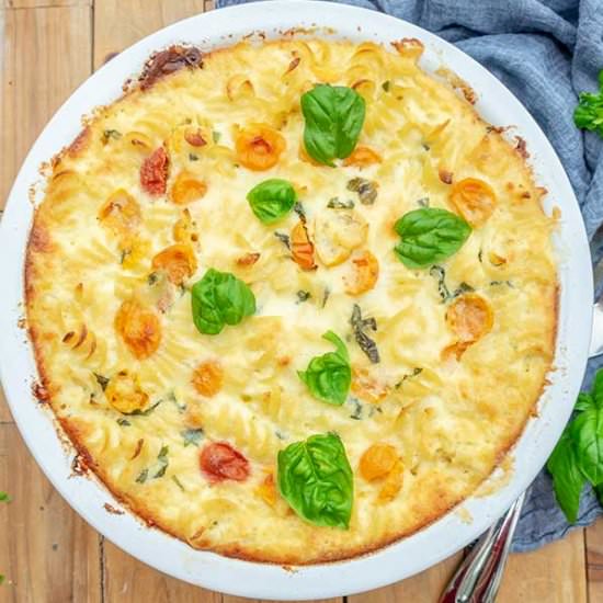 GF Vegan Caprese Mac & Cheese