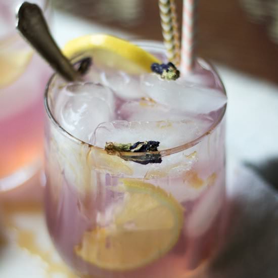 Blue Butterfly Pea Flower Lemonade