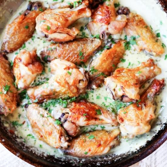 Garlic Parmesan Chicken Wings