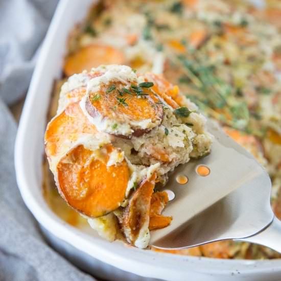 Scalloped Sweet Potatoes