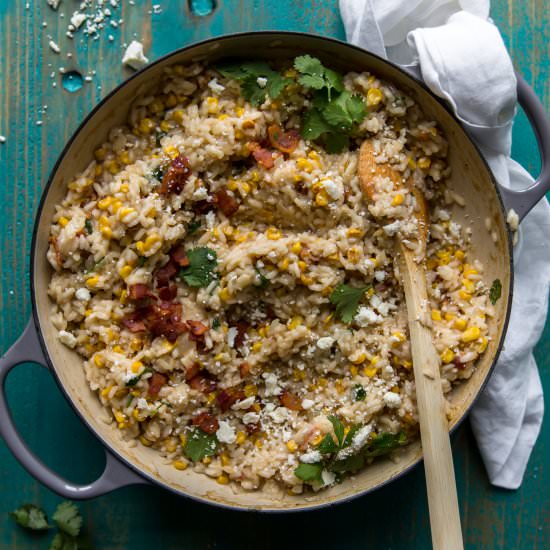 Mexican Street Corn Risotto