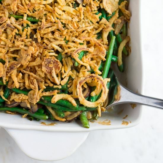 Vegan Green Bean Casserole