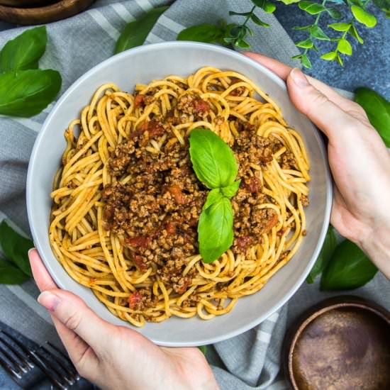 Pasta with Meat Sauce