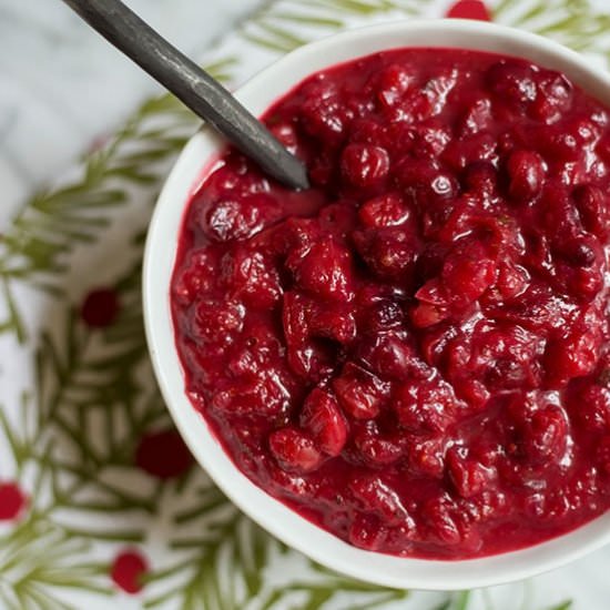 Savory Cranberry Sauce