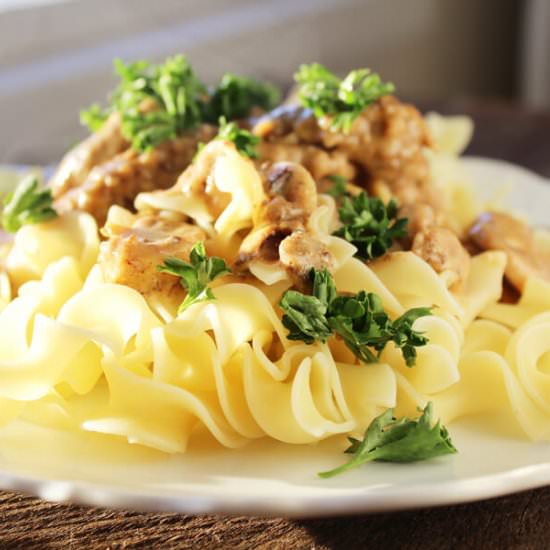 Country Fried Beef Stroganoff