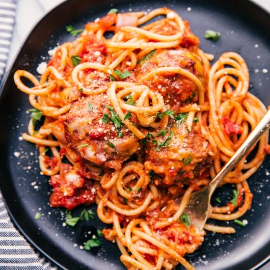 BAKED SPAGHETTI CASSEROLE