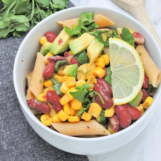 Mexican bowl with Beans and Corn
