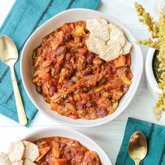 Sweet Potato & Turkey Chili