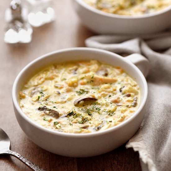 Marsala Chicken Wild Rice Soup
