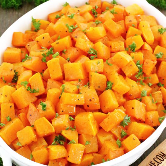 Easy Roasted Butternut Squash